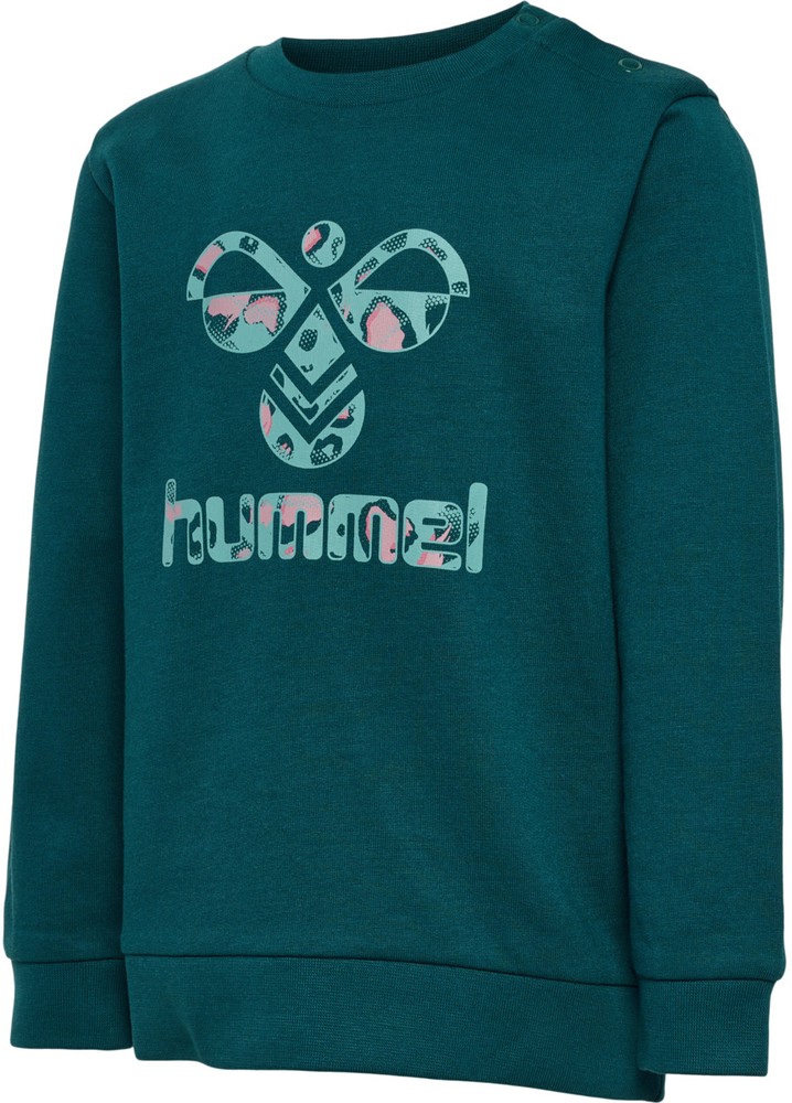 HummelKinderSweatshirtsHmllimeSweatshirtDeepTeal-104