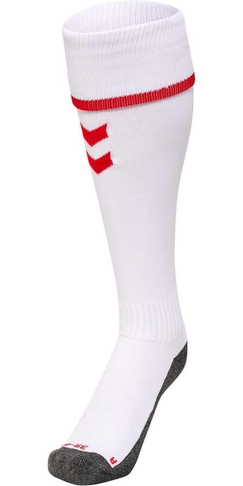 HummelSockenHmlcoreFootballSocksWhiteTrueRed-31-34