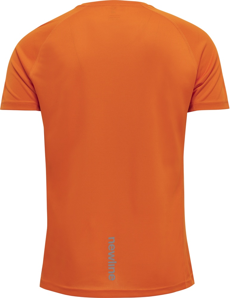 NewlineT-ShirtTopMenSCoreRunningT-ShirtSSOrangeTiger-XXL
