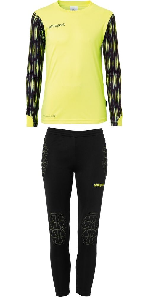 UhlsportKinderTrainingsanzugReactionGoalkeeperSetJunior1003668FluoGelbSchwarz-116