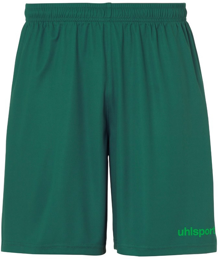 UhlsportKinderSportshortCenterBasicShortsOhneInnenslip1003342FirGrnFluoGrn-116