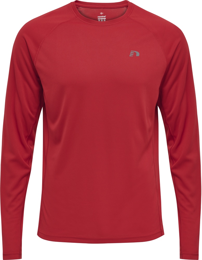 NewlineT-ShirtTopMenSCoreRunningT-ShirtLSTangoRed-XXL