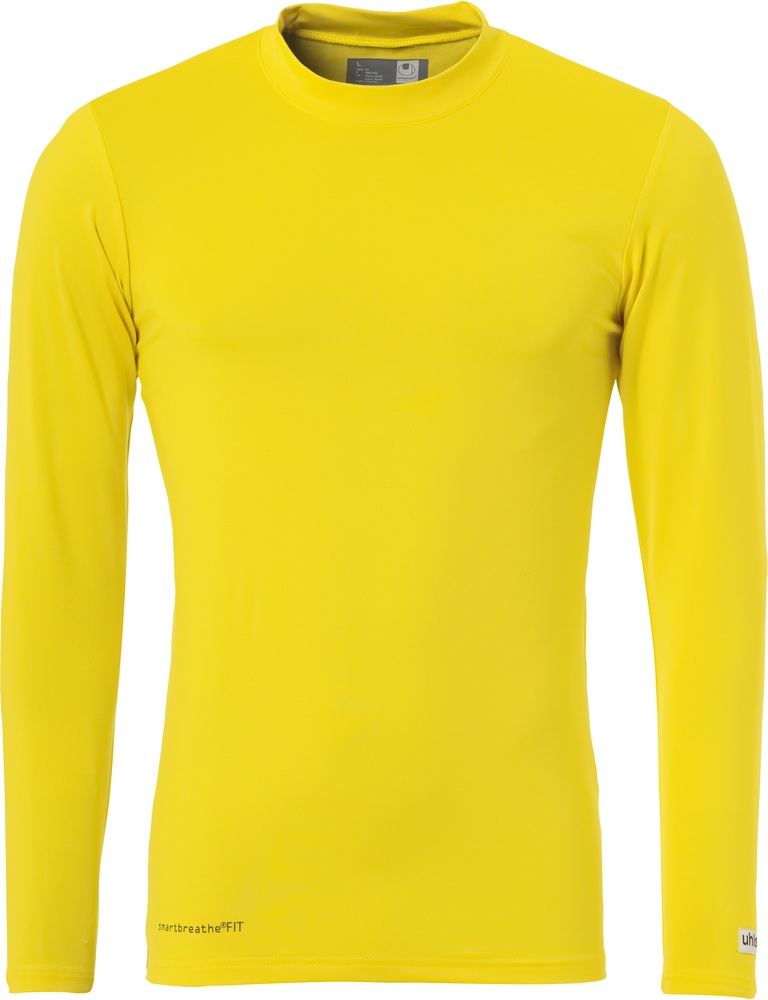 UhlsportKinderLongsleeveDistinctionColorsBaselayer1003078Limonengelb-116
