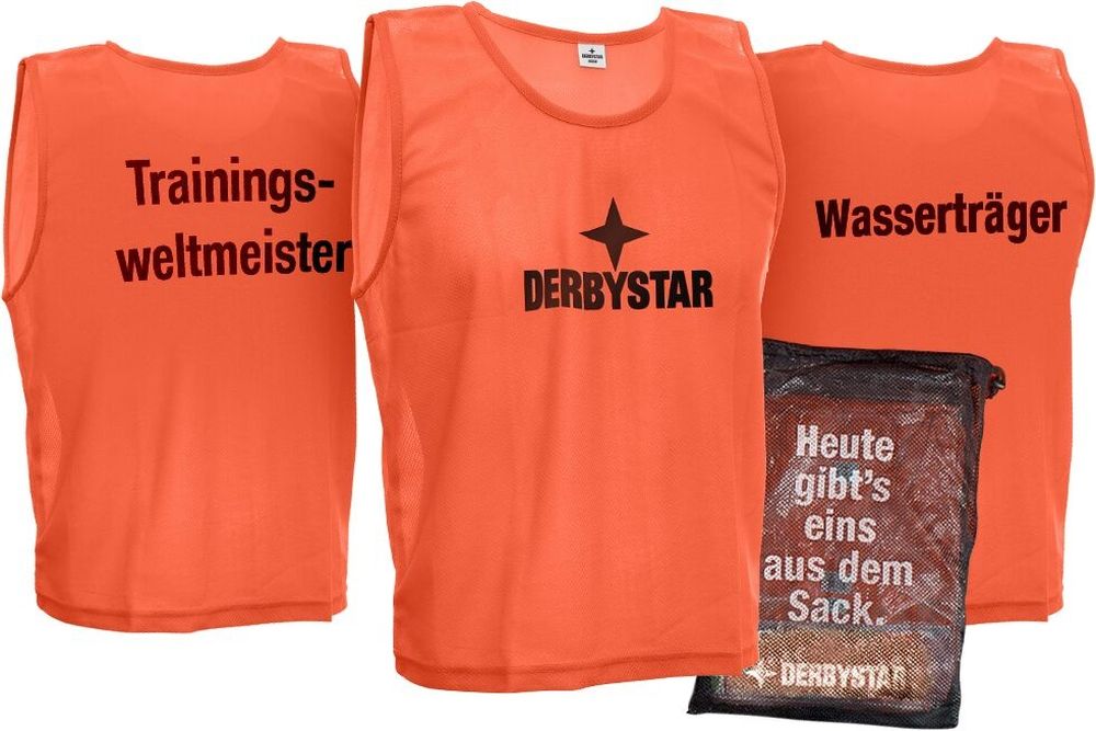 DerbystarTrikotMarkierungshemdchen10Er-Set642003Orange-Junior
