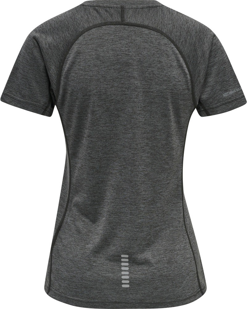 NewlineDamenT-ShirtTopWomenRunningT-ShirtSSForgedIronMelange-XS