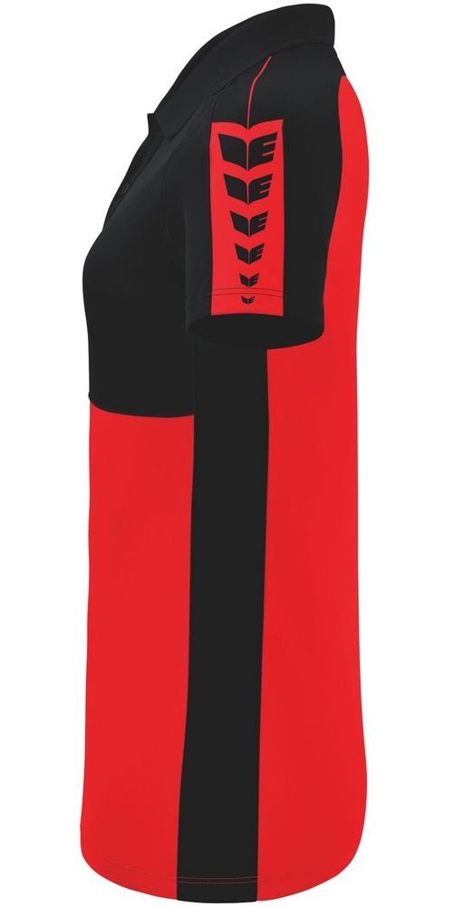 ErimaDamenPoloShirtSixWingsPoloshirt22-0008RotSchwarz-34XXS