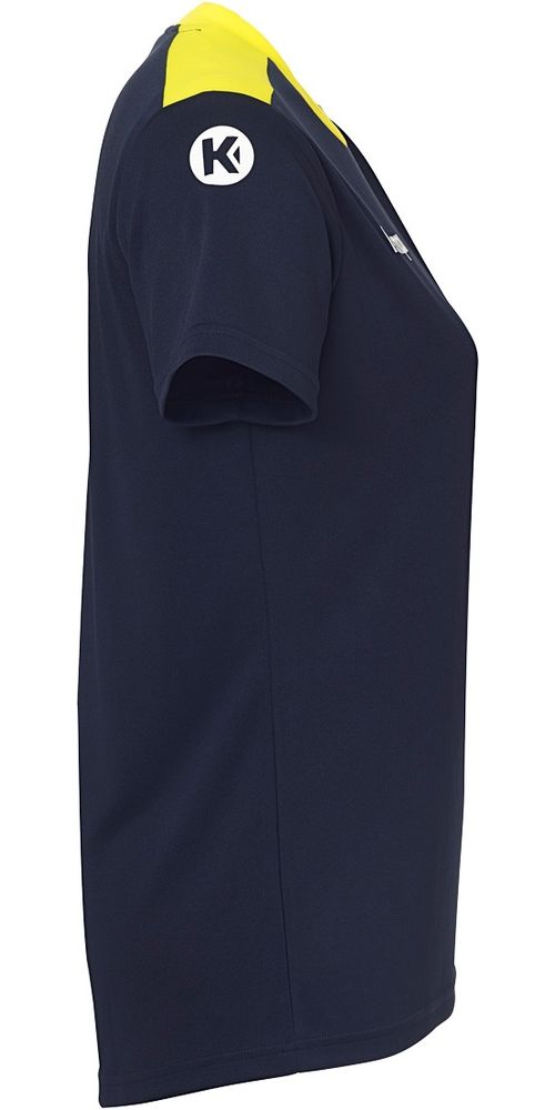 KempaDamenSportshirtEmotion27ShirtDamen2005124MarineFluoGelb-XS