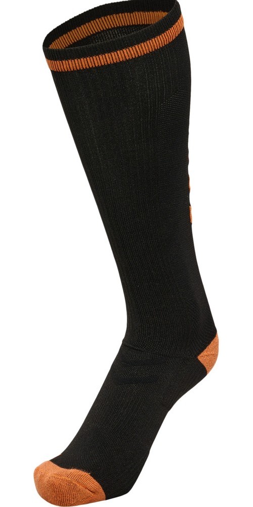 HummelSockenEliteIndoorSockHighBlackOrangeTiger-27-30