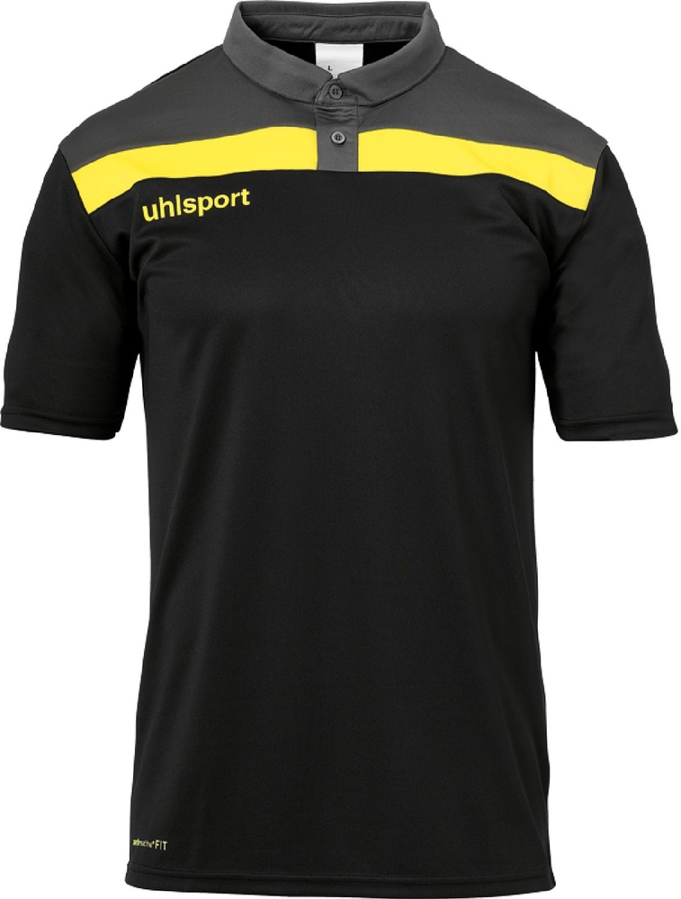 UhlsportKinderOffense23PoloShirt1002213SchwarzAnthraLimonengel-140