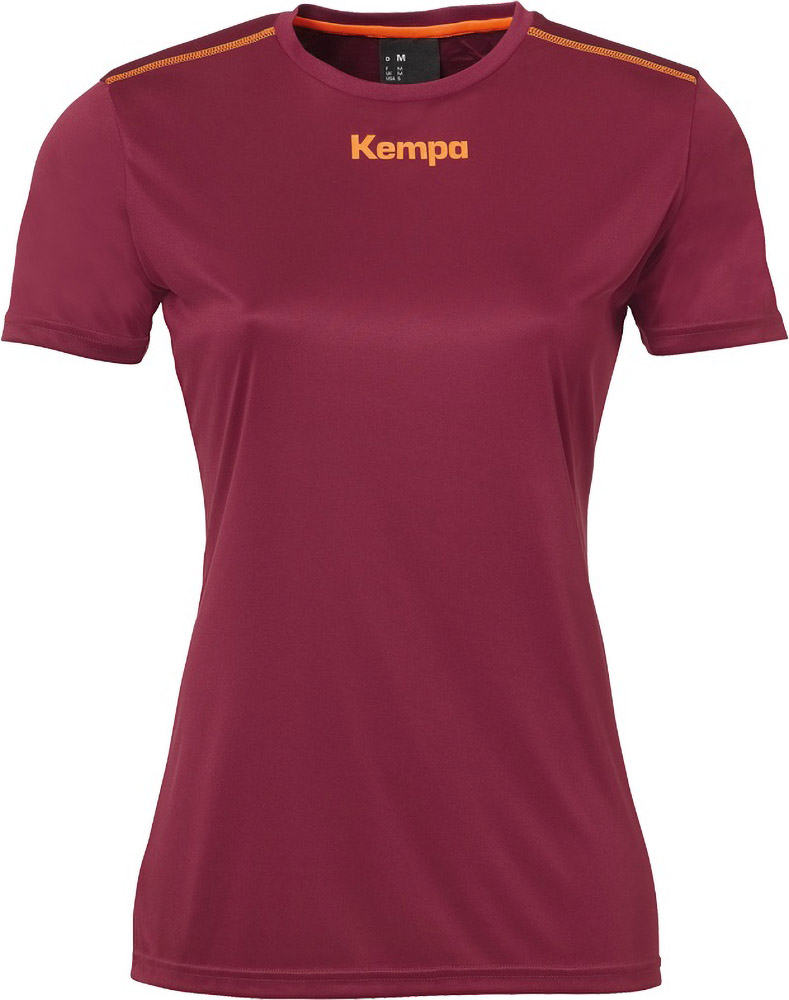 KempaSportshirtPolyShirtWomen2002350DeepRot-XS