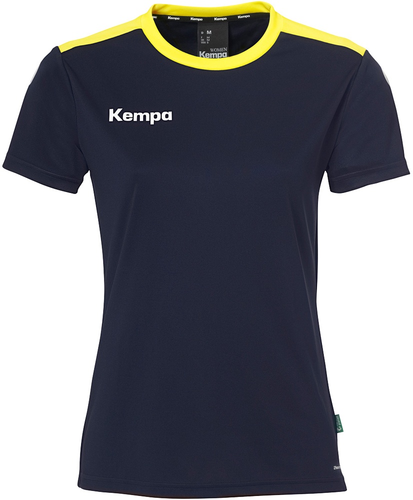 KempaDamenSportshirtEmotion27ShirtDamen2005124MarineFluoGelb-XS
