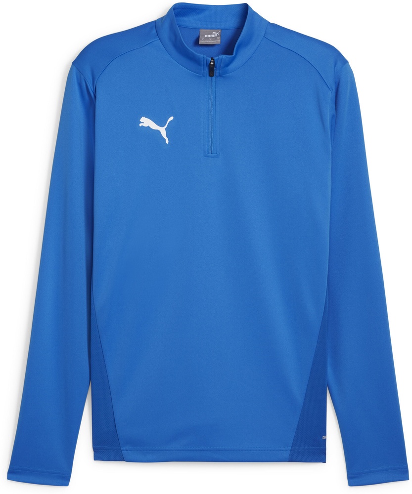 PumaShirtTeamGoalTraining14ZipTop658629ElectricBlueLemonade-PumaWhite-PumaTeamRoyal-S