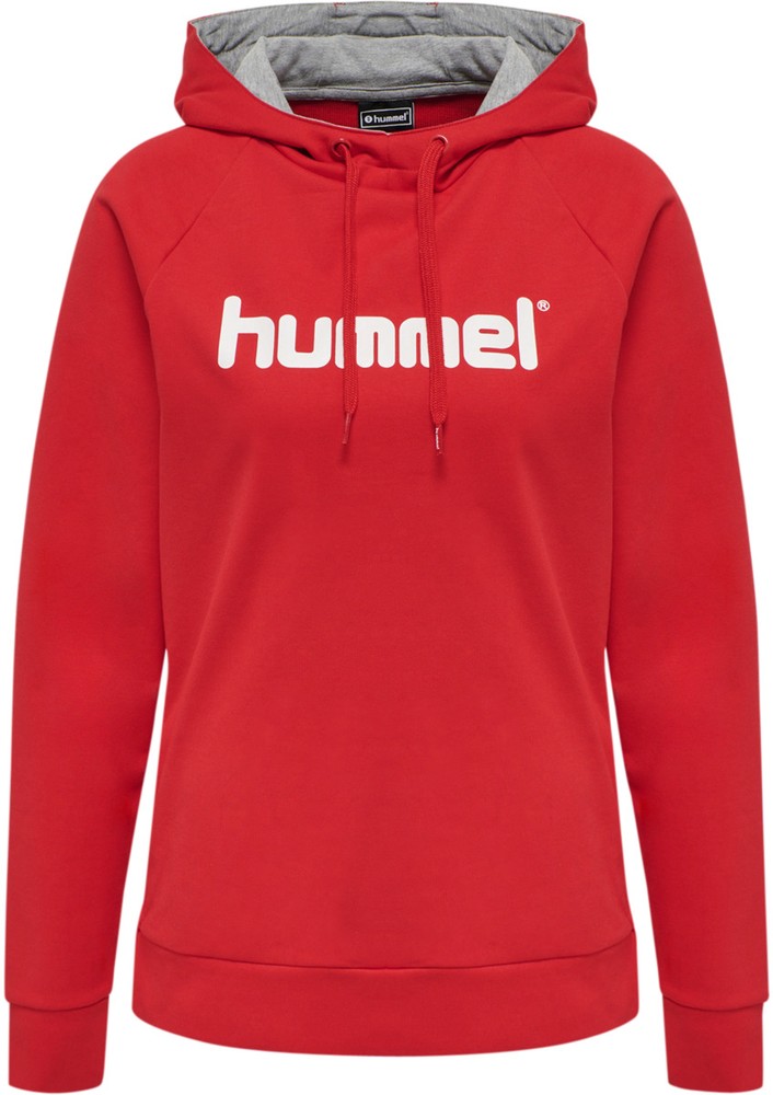 HummelDamenHoodieHmlgoCottonLogoHoodieWomanTrueRed-XXL
