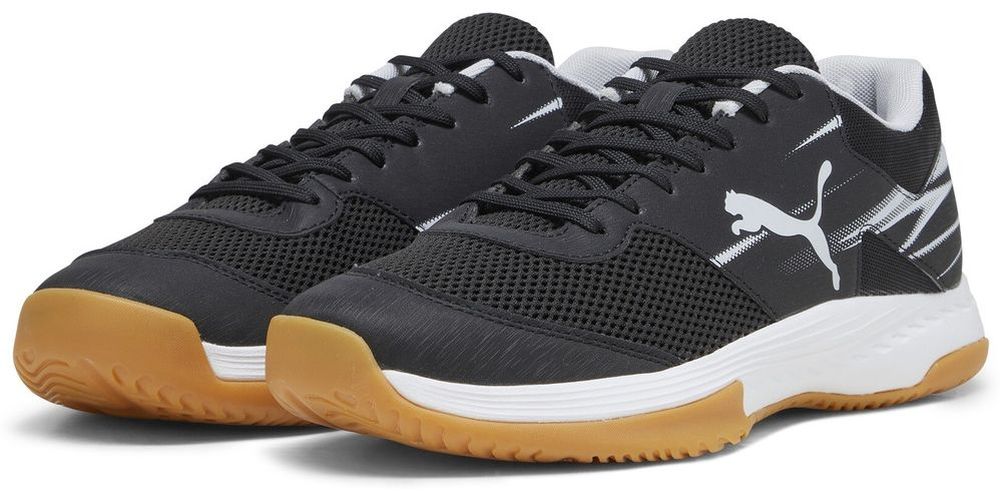 PumaIndoorschuheLowVarionII107341PumaBlack-CoolLightGray-YellowBlaze-Gum-44
