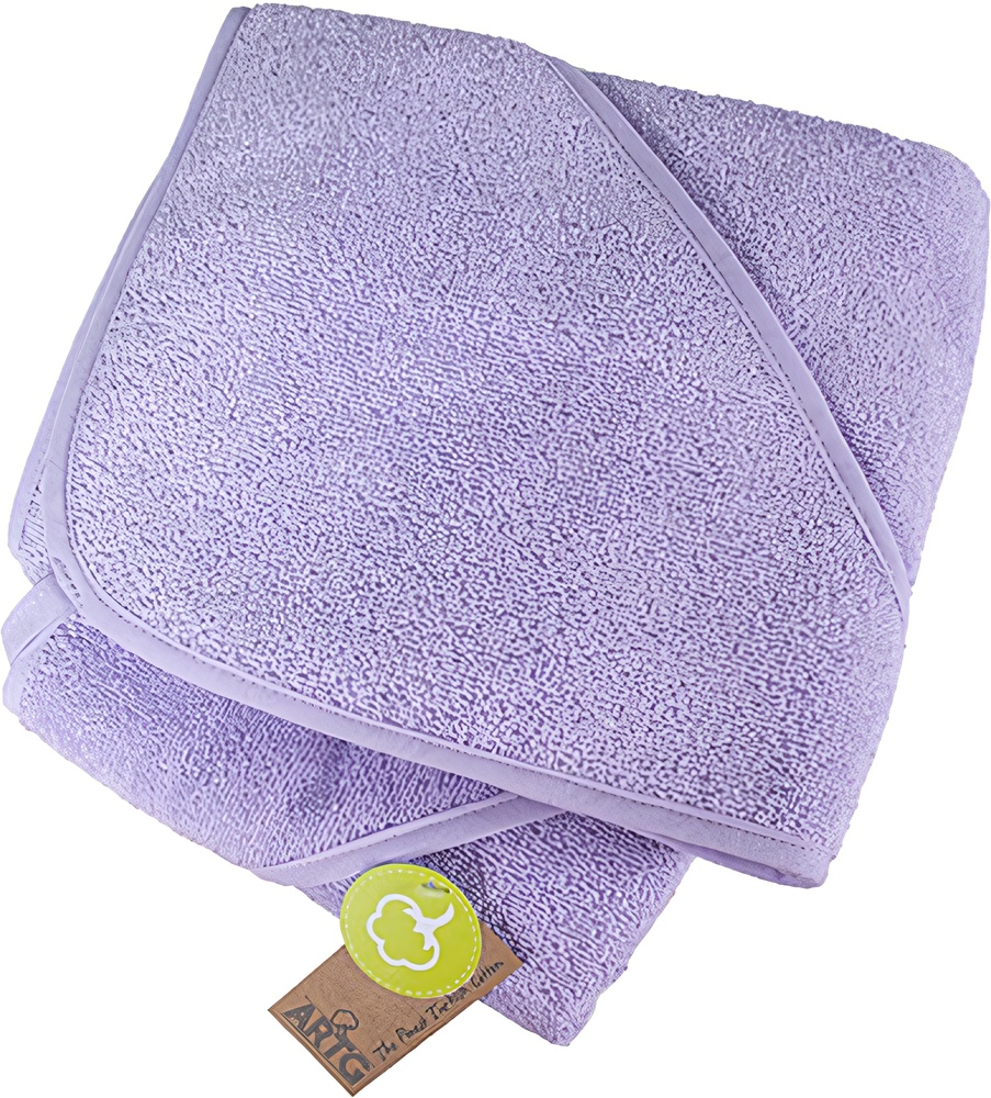 247CollectionKinderKapuzenhandtuch0325075x75cmLightPurple-LightPurple