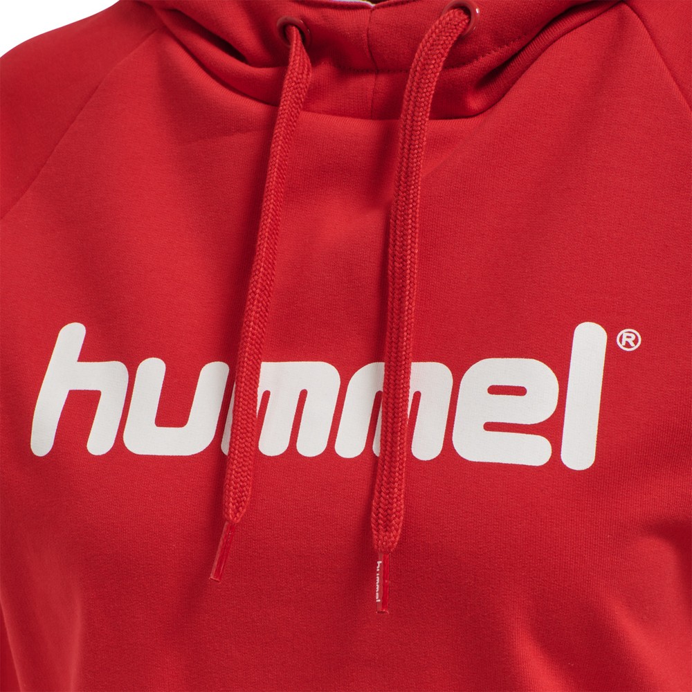 HummelDamenHoodieHmlgoCottonLogoHoodieWomanTrueRed-XXL
