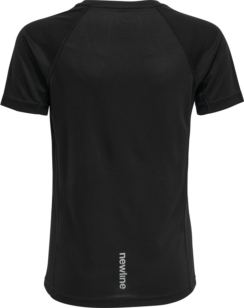 NewlineKinderT-ShirtTopKidsCoreRunningT-ShirtSSBlack-128