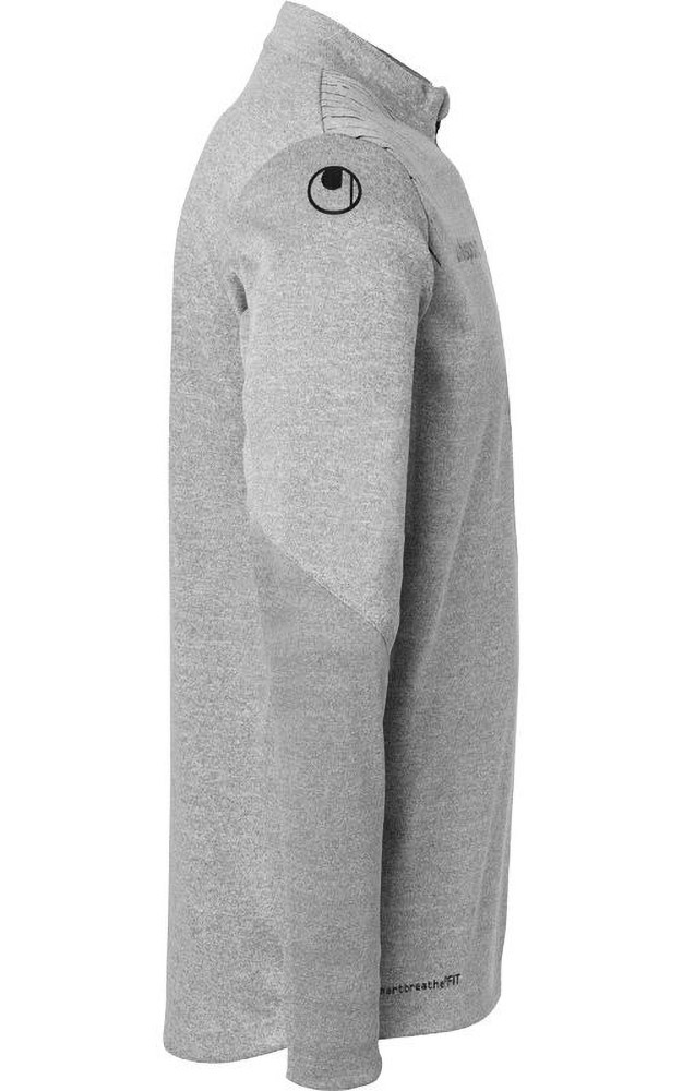 UhlsportKinderTrainingsjackeScore2614ZipTop1002246DarkGrauMelangeSchwarz-116