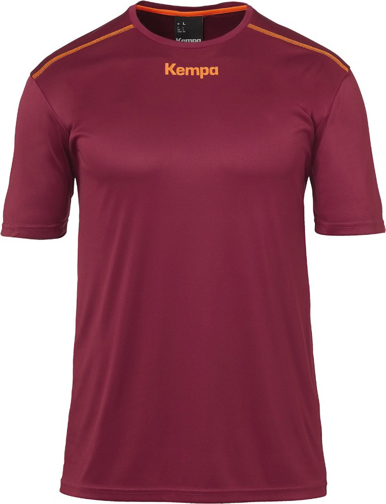 KempaKinderSportshirtPolyShirt2002346DeepRot-116