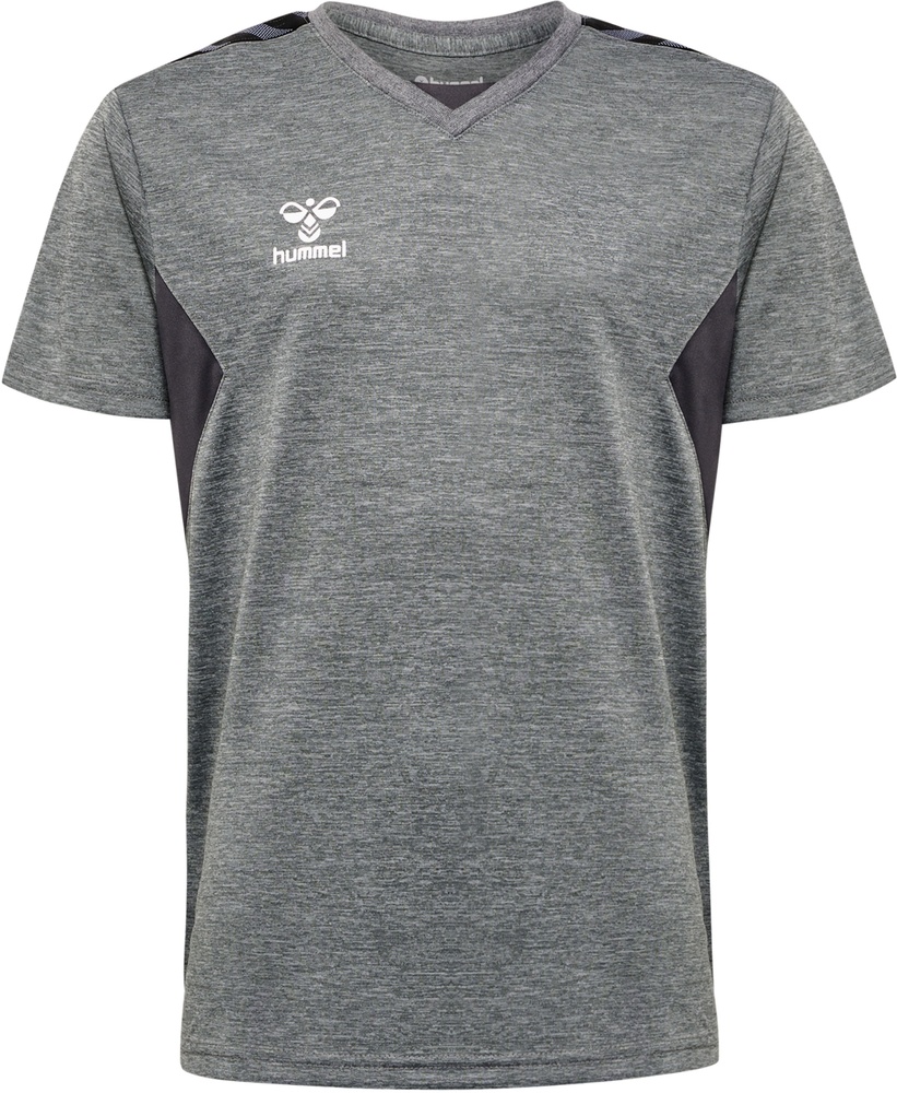 HummelKinderT-ShirtTopHmlauthenticPlJerseySSKidsGreyMelange-116