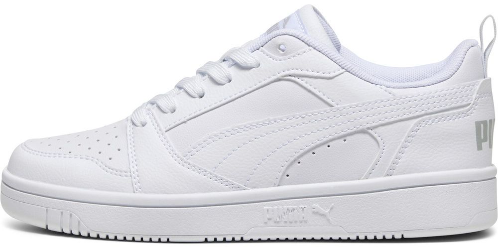 PumaKinderSchuheLowReboundV6LoJr393833PumaWhite-CoolLightGray-37