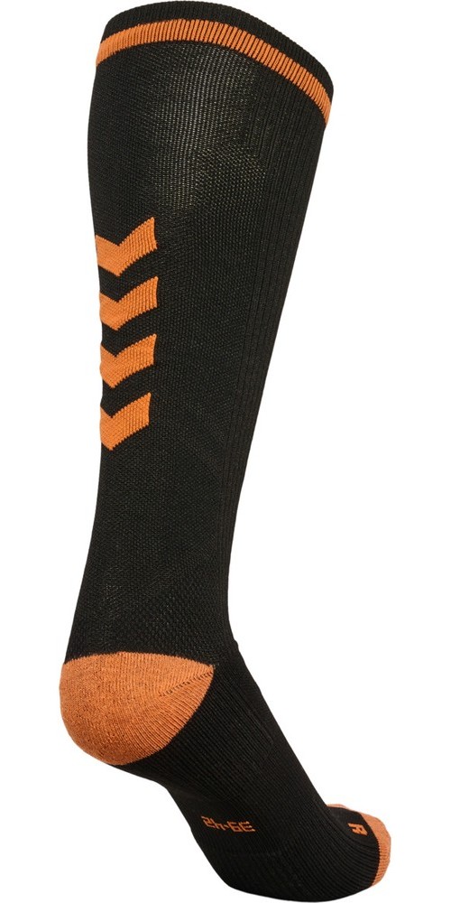 HummelSockenEliteIndoorSockHighBlackOrangeTiger-27-30