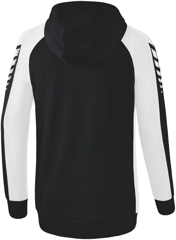 ErimaDamenSixWingsTrainingsjackeMitKapuze22-0010SchwarzWei-34XXS