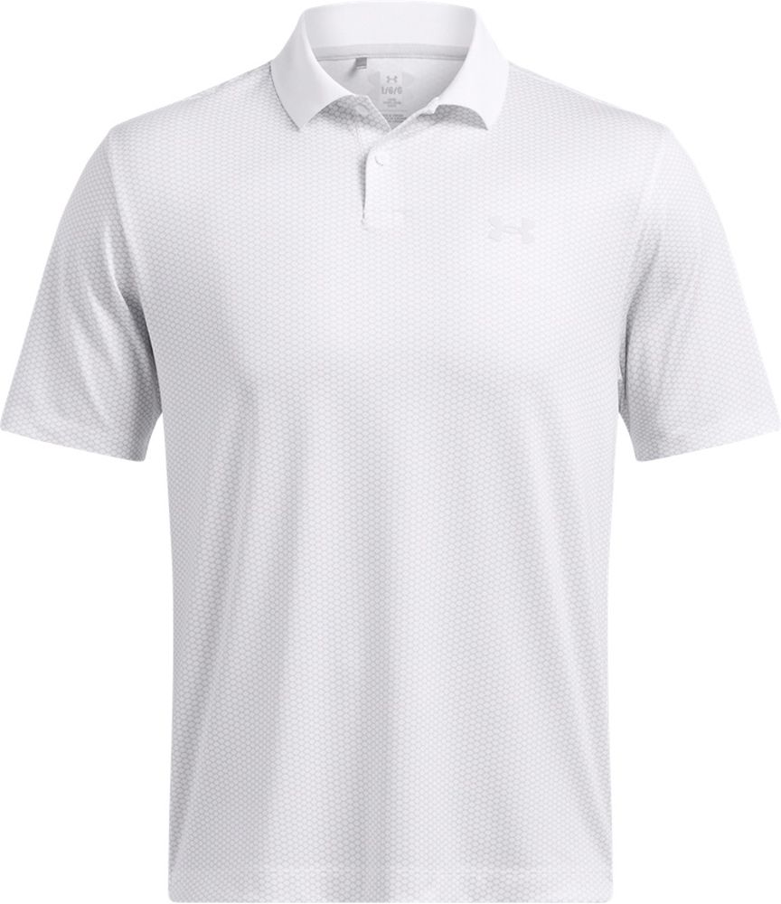 UnderArmourPoloShirtUaMatchplayPrintedPoloWhite100-4XL