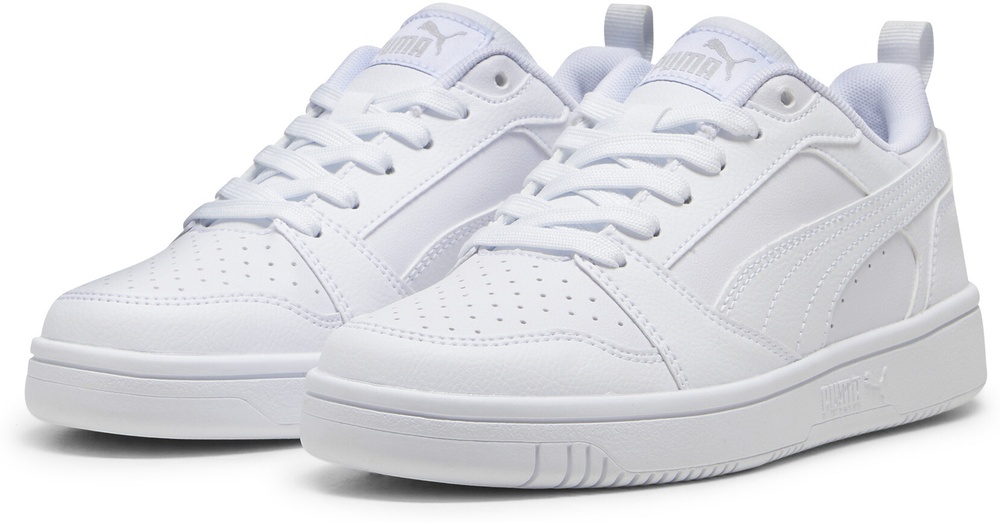 PumaKinderSchuheLowReboundV6LoJr393833PumaWhite-CoolLightGray-37
