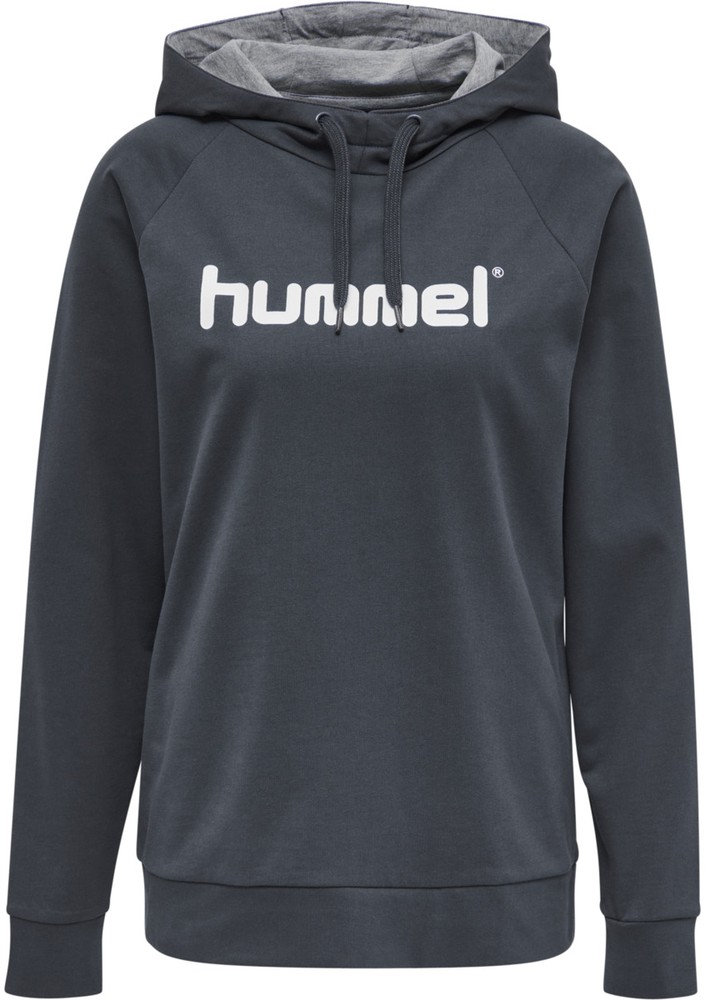 HummelDamenHoodieHmlgoCottonLogoHoodieWomanIndiaInk-XXL