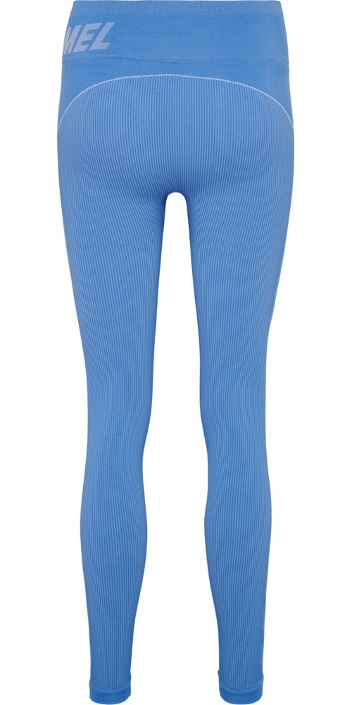 HummelDamenLeggingsHmlteChristelSeamlessMwTightsRivieraBlueBellMelange-L