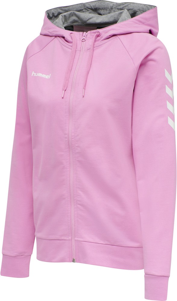 HummelDamenHoodieHmlgoCottonZipHoodieWomanOrchid-XXL