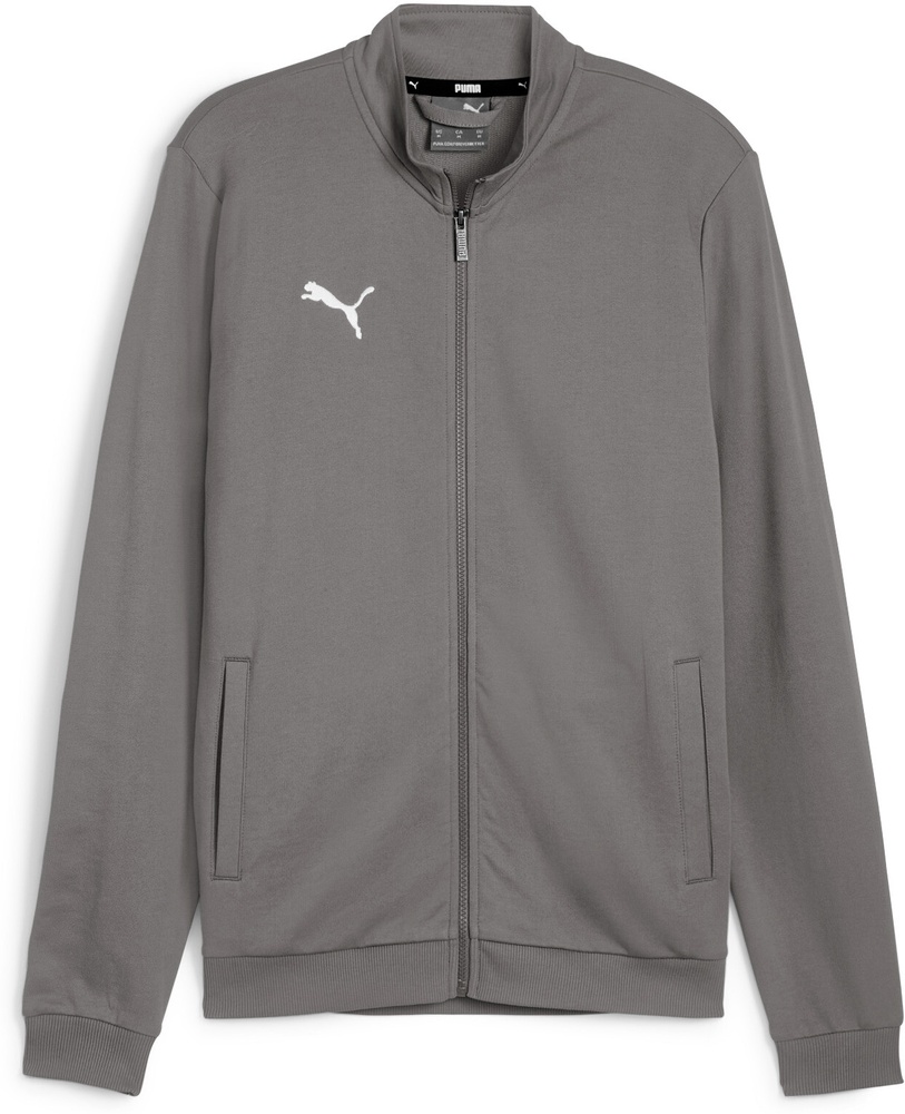 PumaTrainingsjackeTeamGoalCasualTrackTop658776FlatMediumGray-PumaWhite-XL