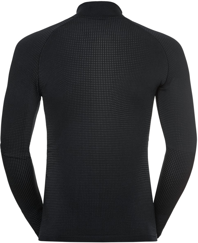 OdloBlTopTurtleNeckLong-SleeveHalfZipPerformanceWarmEco196222Black-NewOdloGraphiteGrey-L