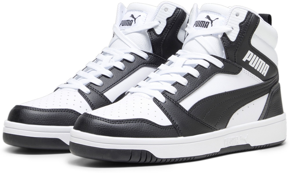 PumaSchuheMidReboundv6392326PumaWhite-PumaBlack-ShadowGray-PumaWhite-38