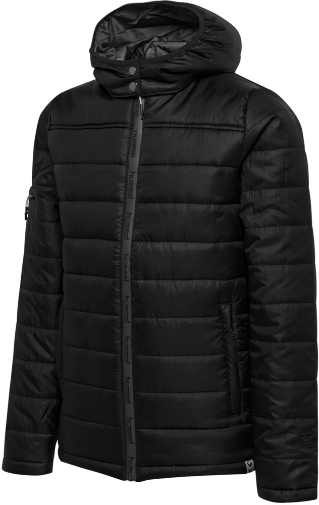 HummelKinderJackeHmlnorthQuiltedHoodJacketKidsBlackAsphalt-116