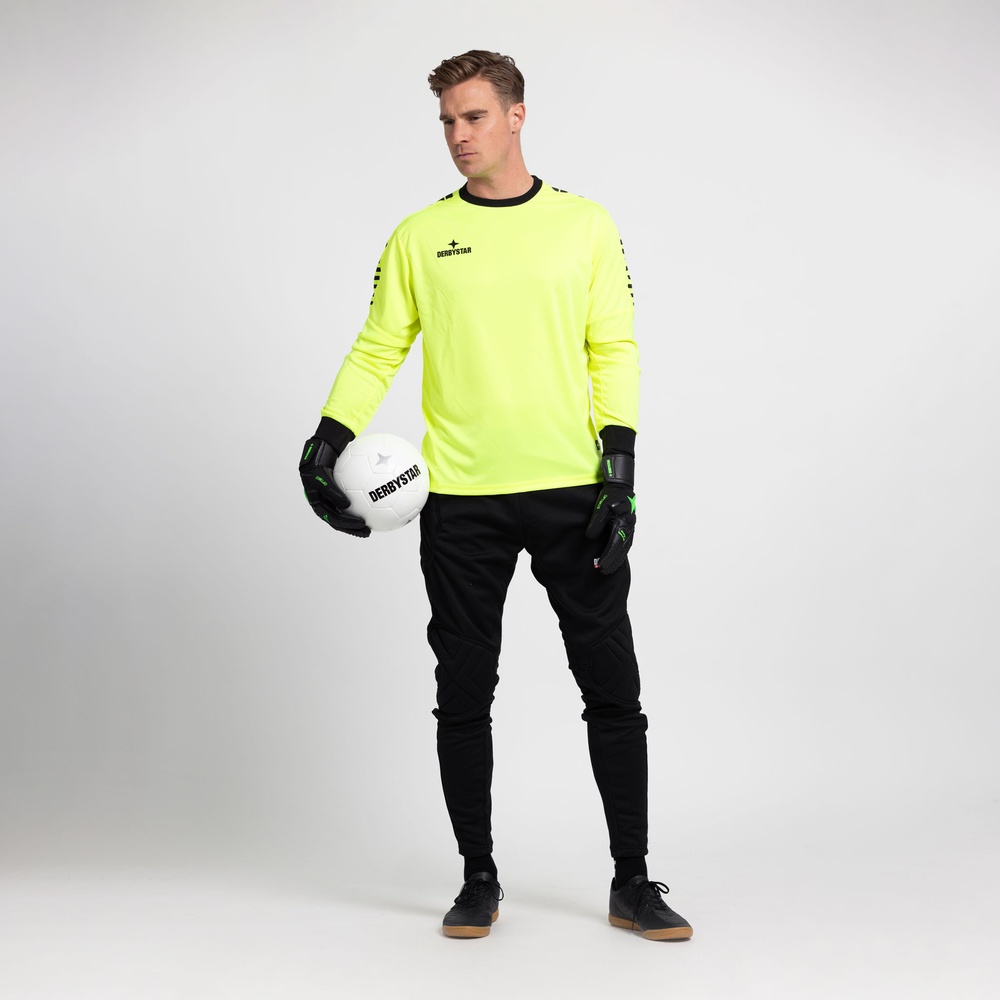 DerbystarHyperTorwarttrikot512010GelbSchwarz-S