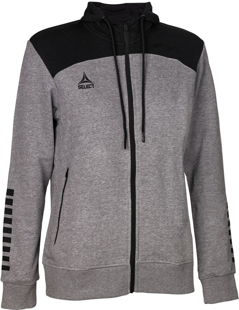 SelectDamenTrainingsjackeKapuzen-SweatjackeOxfordV22630039GrauSchwarz-XS