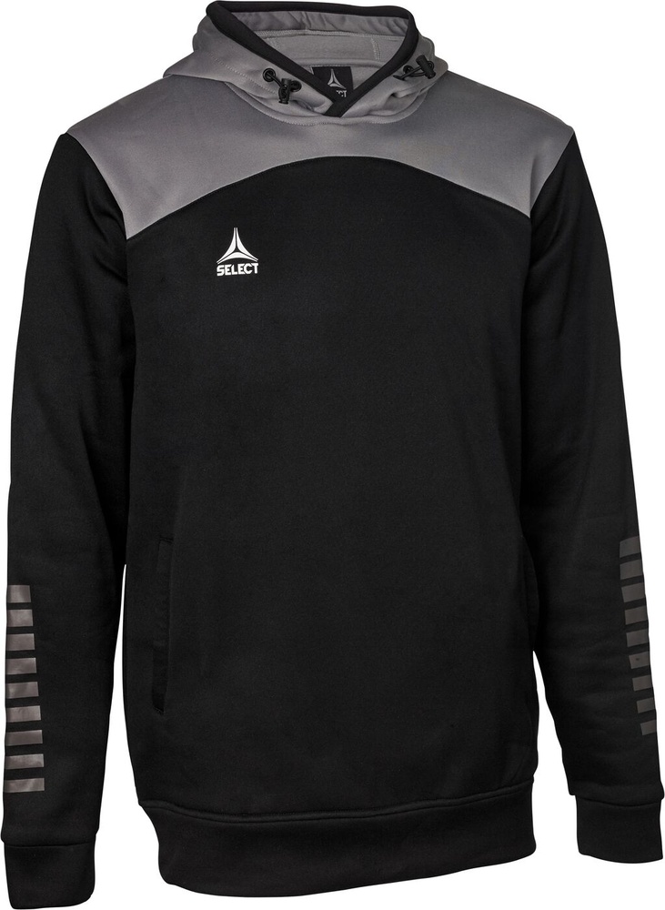 SelectTrainingsjackeKapuzenpullloverOxfordV22630065SchwarzGrau-S