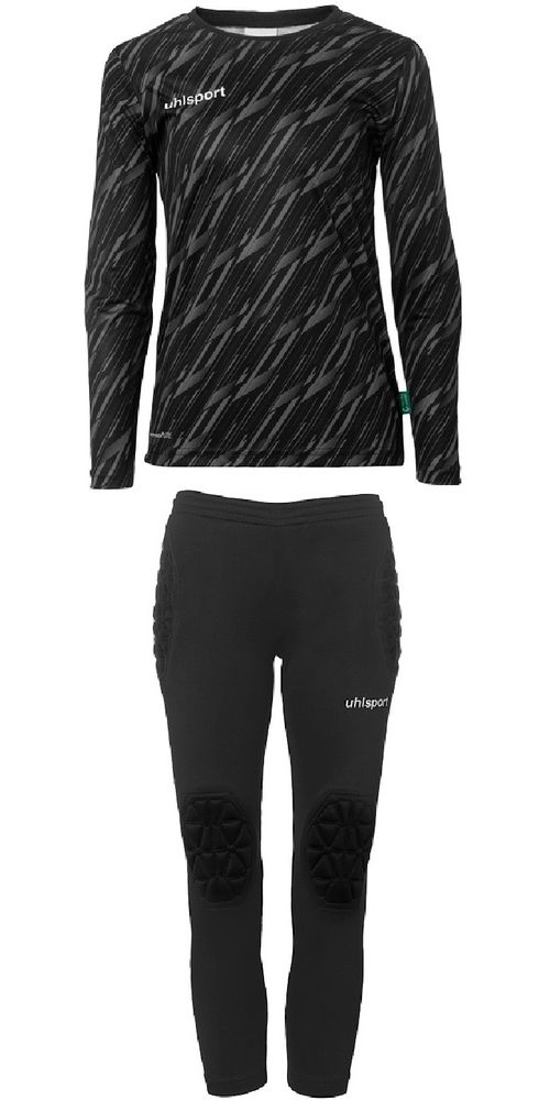 UhlsportKinderTrainingsanzugProgressiveTorwartSetJunior1005319Schwarz-116