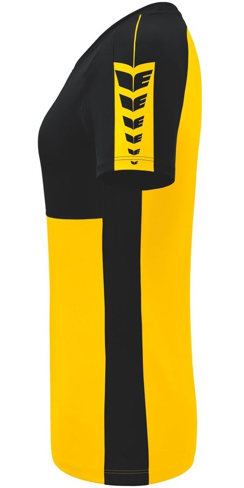 ErimaDamenSportshirtSixWingsT-Shirt22-0006GelbSchwarz-34XXS