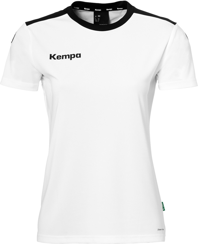 KempaDamenSportshirtEmotion27ShirtDamen2005124WeiSchwarz-XS