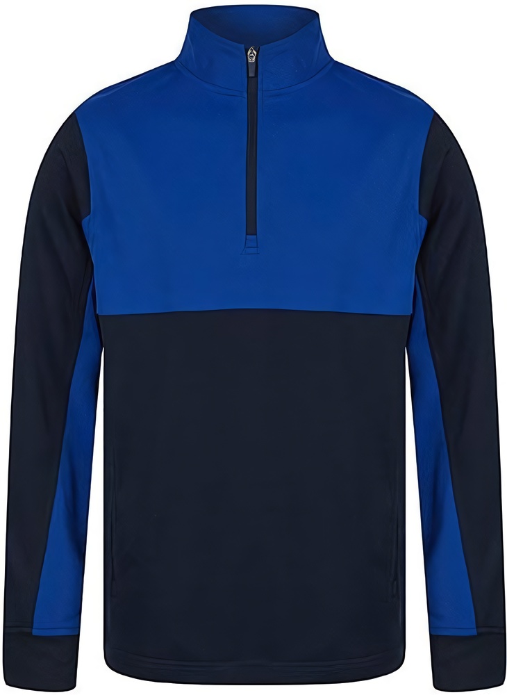 247Collection14ZipTrainingsjackeLV874Navy-Royal-XXS