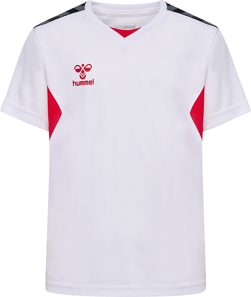 HummelKinderT-ShirtTopHmlauthenticPlJerseySSKidsWhiteTrueRed-116