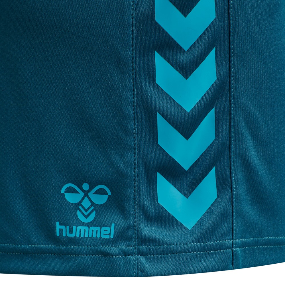 HummelDamenShortsHmlcoreXkPolyShortsWomanBlueCoral-XXL