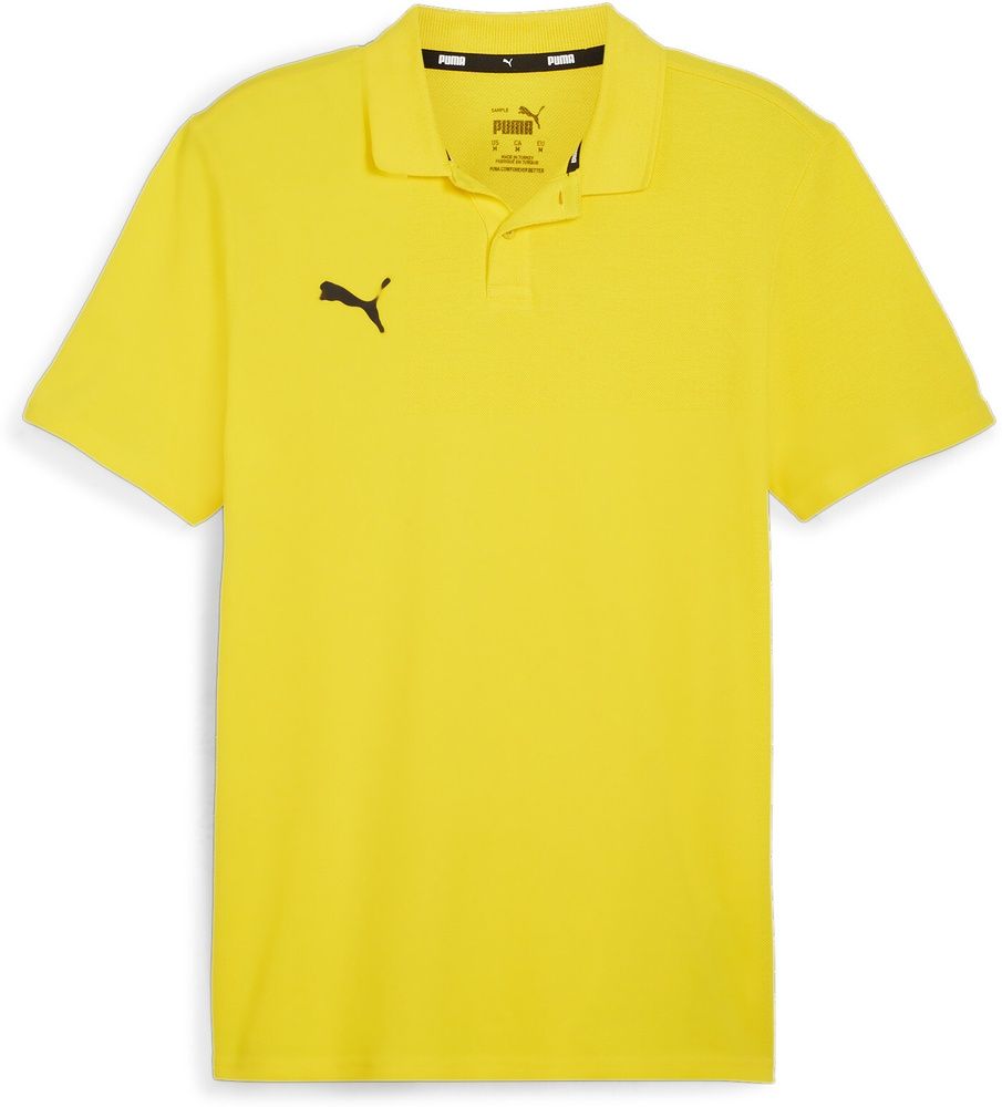 PumaPoloShirtTeamGoalCasuaLongsleevePolo658605FasterYellow-PumaBlack-L