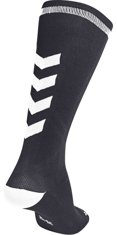 HummelSockenEliteIndoorSockHighBlackWhite-27-30