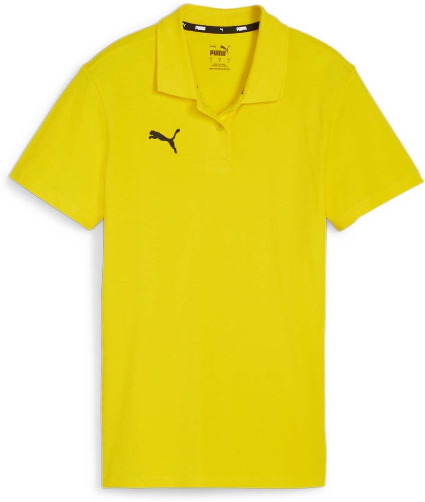 PumaDamenPoloShirtTeamGoalCasuaLongsleevePoloWmn658607FasterYellow-PumaBlack-XS