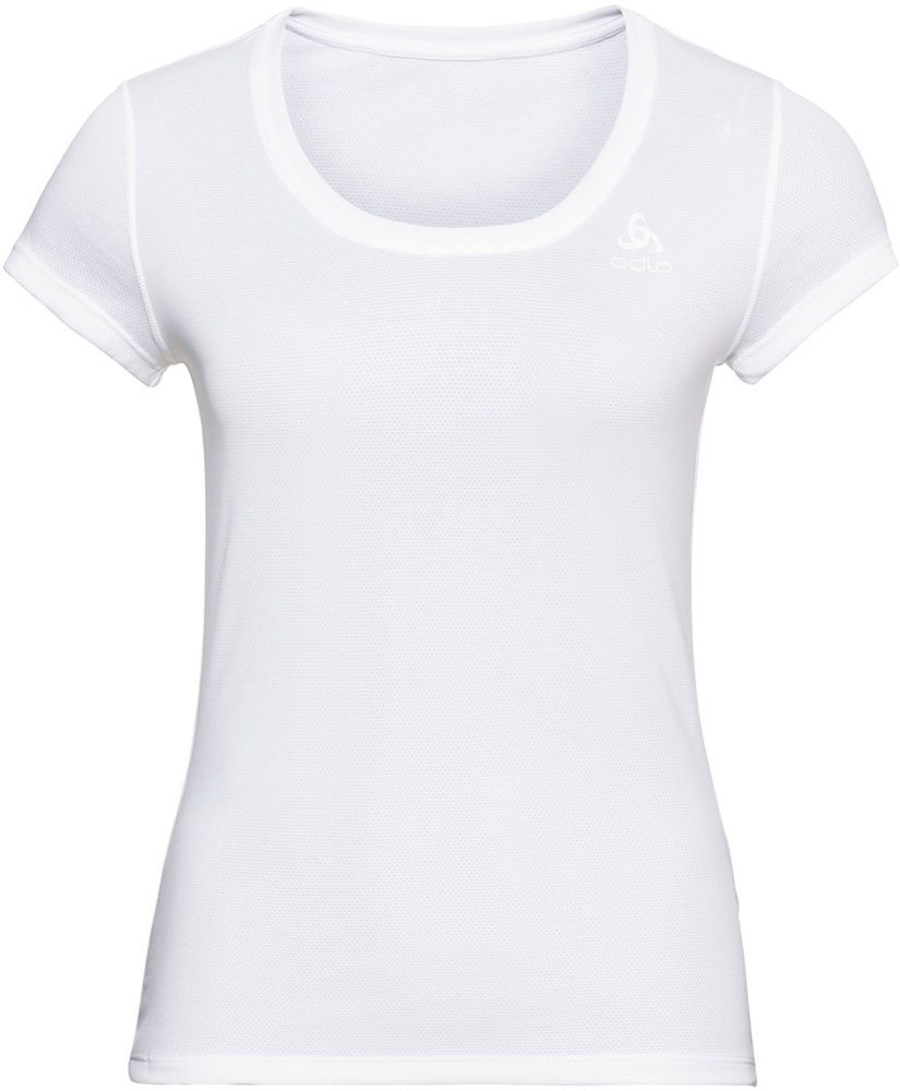 OdloDamenTanktopBlTopCrewNeckSSActiveF-DryLightEco141161White-L