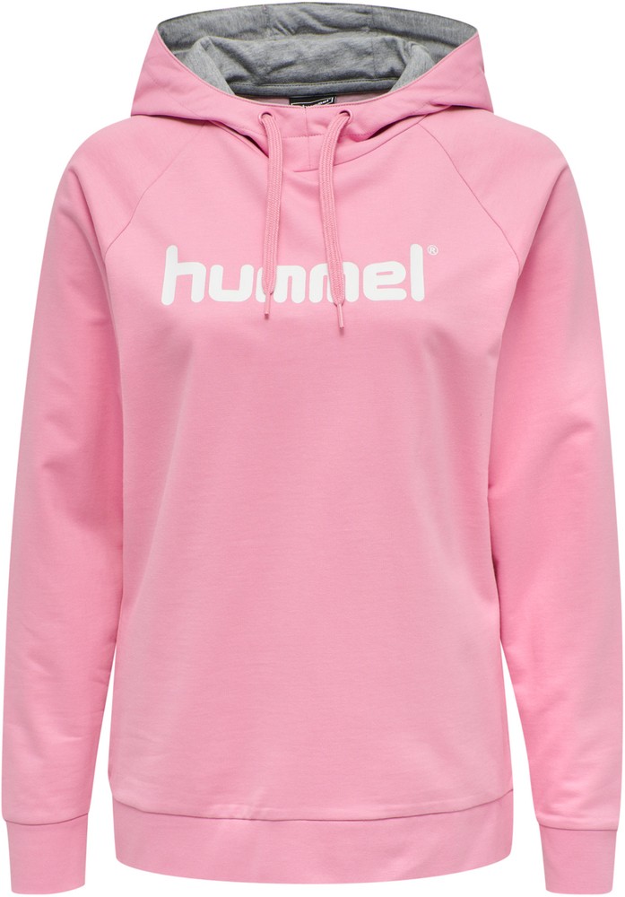 HummelDamenHoodieHmlgoCottonLogoHoodieWomanCottonCandy-XXL